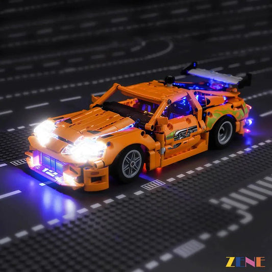Light Kit for Fast and Furious Toyota Supra MK4 42204 - DelsBricks Toys & CollectiblesLed Light Kit for LEGO ZENE20DelsBricks Toys & CollectiblesZENE