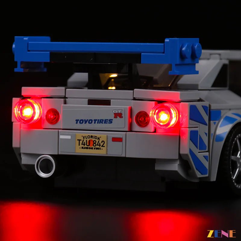 Light Kit for Fast Furious Nissan GT - R (R34) 76917 - DelsBricks Toys & CollectiblesLed Light Kit for LegoDelsBricks Toys & CollectiblesZENE