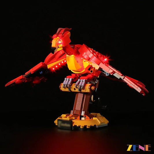 Light Kit for Fawkes Dumbledore’s Phoenix 76394 - DelsBricks Toys & CollectiblesLed Light Kit for LegoDelsBricks Toys & CollectiblesZENE
