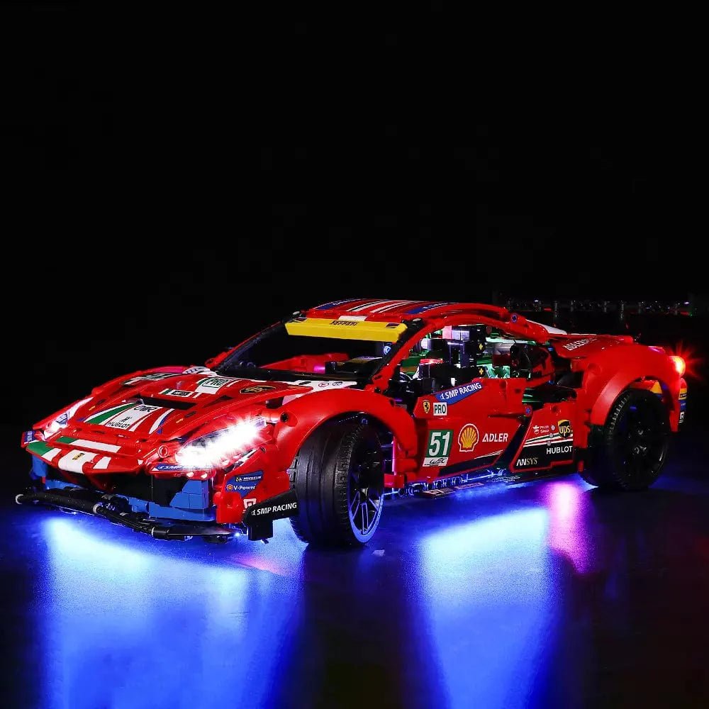 Light Kit for Ferrari 488 GTE 42125 - DelsBricks Toys & CollectiblesLed Light Kit for LegoDelsBricks Toys & CollectiblesZENE