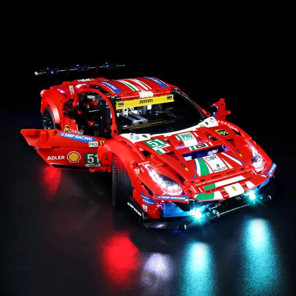 Light Kit for Ferrari 488 GTE 42125 - DelsBricks Toys & CollectiblesLed Light Kit for LegoDelsBricks Toys & CollectiblesZENE
