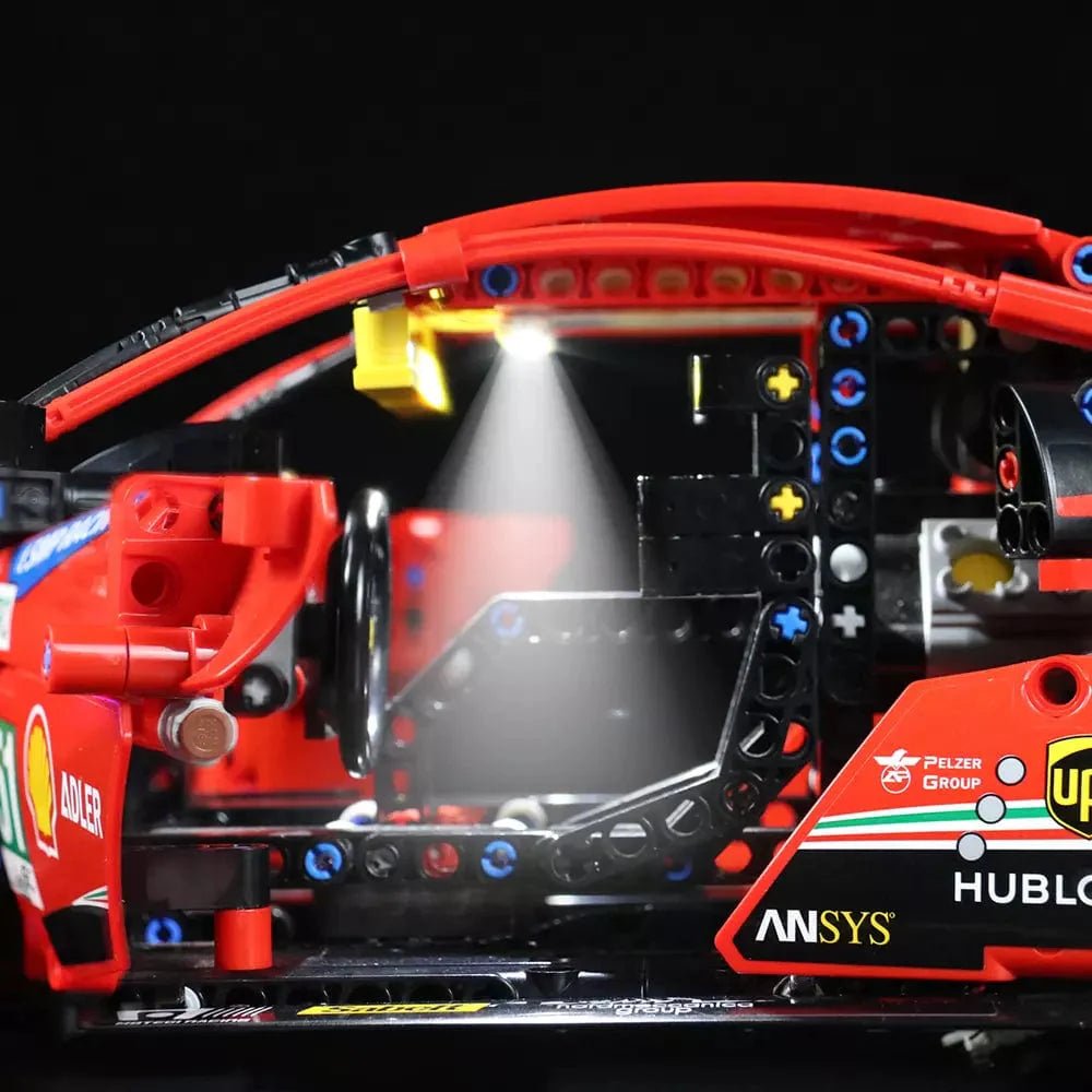 Light Kit for Ferrari 488 GTE 42125 - DelsBricks Toys & CollectiblesLed Light Kit for LegoDelsBricks Toys & CollectiblesZENE