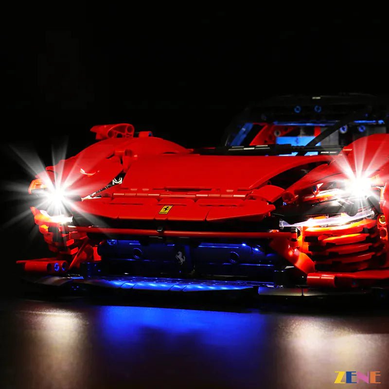 Light Kit for Ferrari Daytona SP3 42143 (Ver. 2) - DelsBricks Toys & CollectiblesLed Light Kit for LegoDelsBricks Toys & CollectiblesZENE