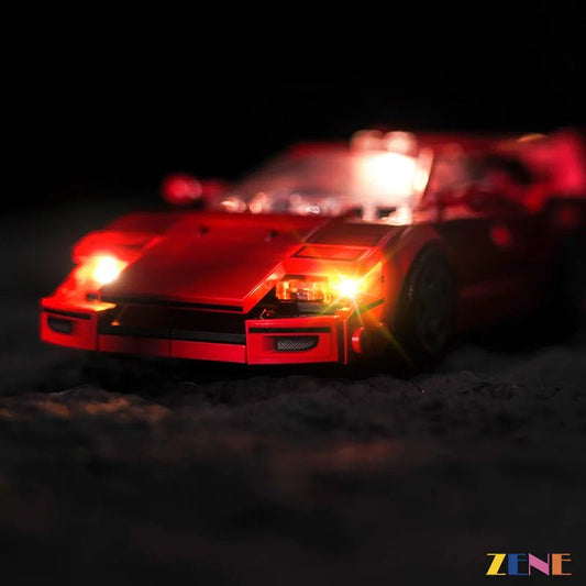 Light Kit for Ferrari F40 Supercar 76934 - DelsBricks Toys & CollectiblesLed Light Kit for LegoDelsBricks Toys & CollectiblesZENE