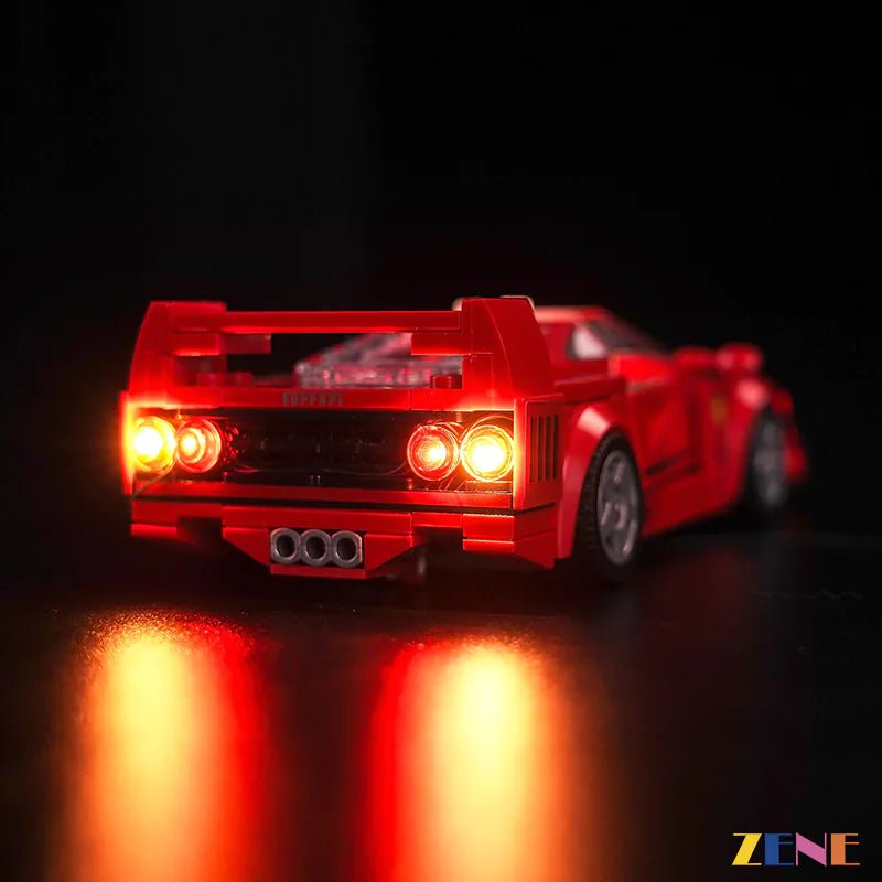 Light Kit for Ferrari F40 Supercar 76934 - DelsBricks Toys & CollectiblesLed Light Kit for LegoDelsBricks Toys & CollectiblesZENE