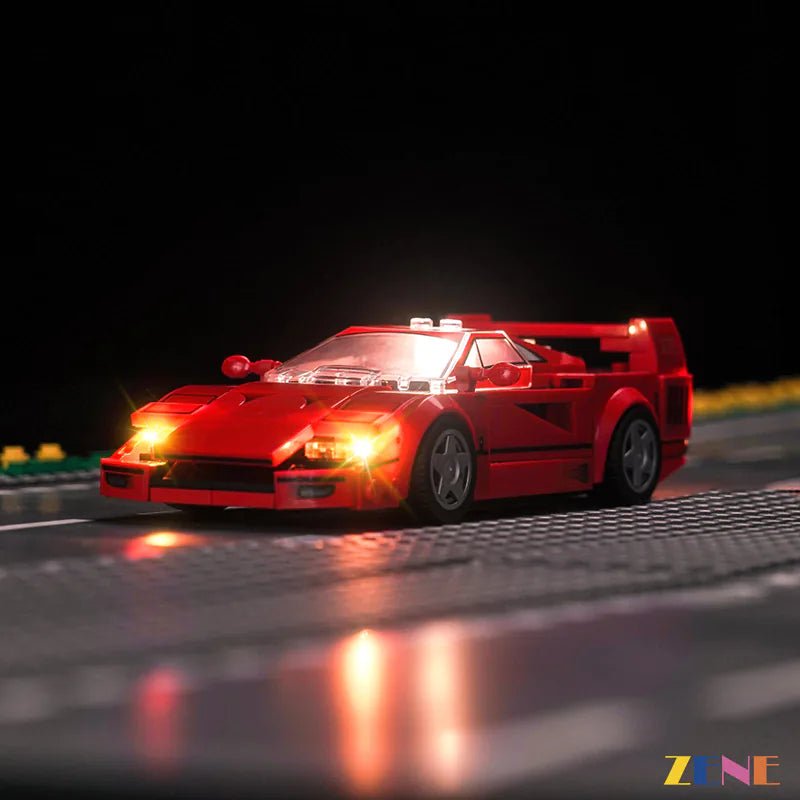 Light Kit for Ferrari F40 Supercar 76934 - DelsBricks Toys & CollectiblesLed Light Kit for LegoDelsBricks Toys & CollectiblesZENE