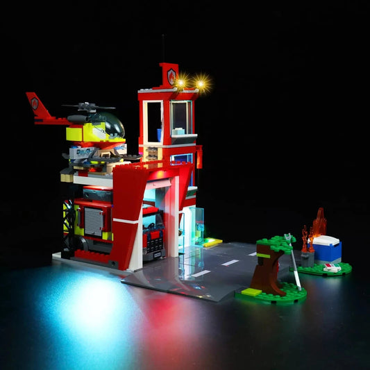 Light Kit for Fire Station 60320 - DelsBricks Toys & CollectiblesLed Light Kit for LegoDelsBricks Toys & CollectiblesZENE