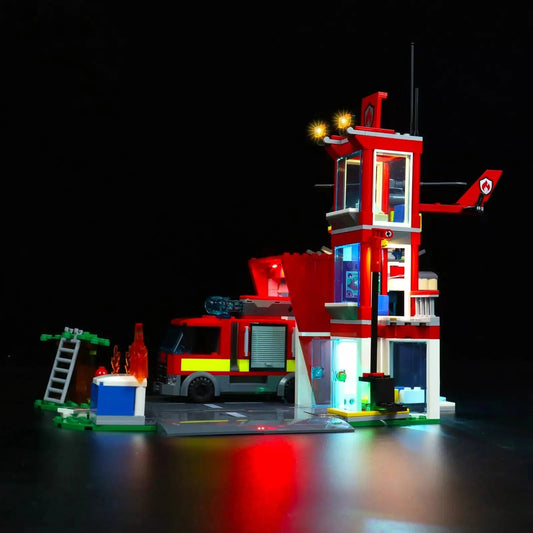 Light Kit for Fire Station 60320 - DelsBricks Toys & CollectiblesLed Light Kit for LegoDelsBricks Toys & CollectiblesZENE