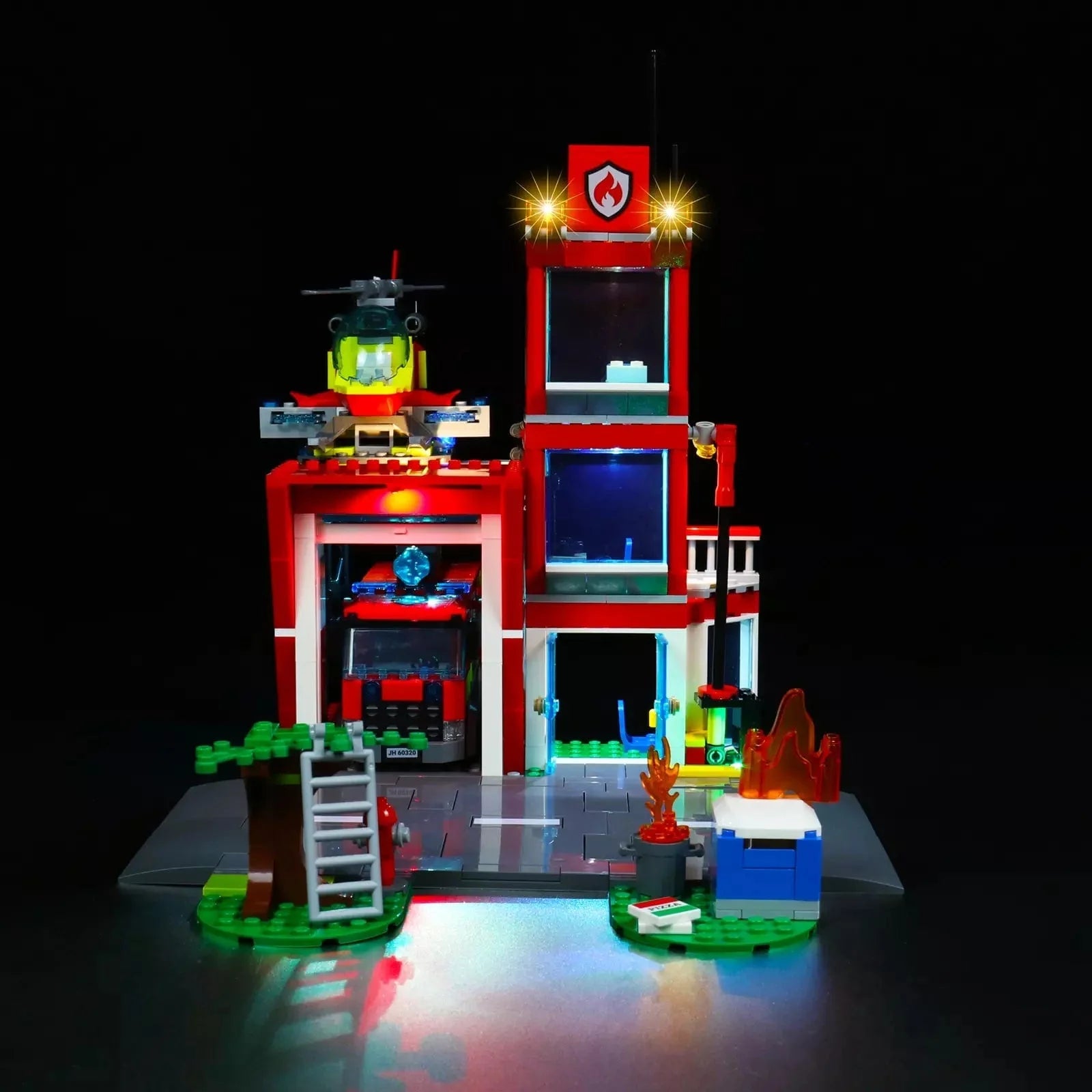Light Kit for Fire Station 60320 - DelsBricks Toys & CollectiblesLed Light Kit for LegoDelsBricks Toys & CollectiblesZENE