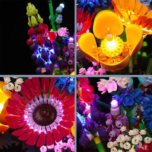 Light Kit for Flower Wildflower Bouquet 10313 - DelsBricks Toys & CollectiblesLed Light Kit for LegoDelsBricks Toys & CollectiblesZENE