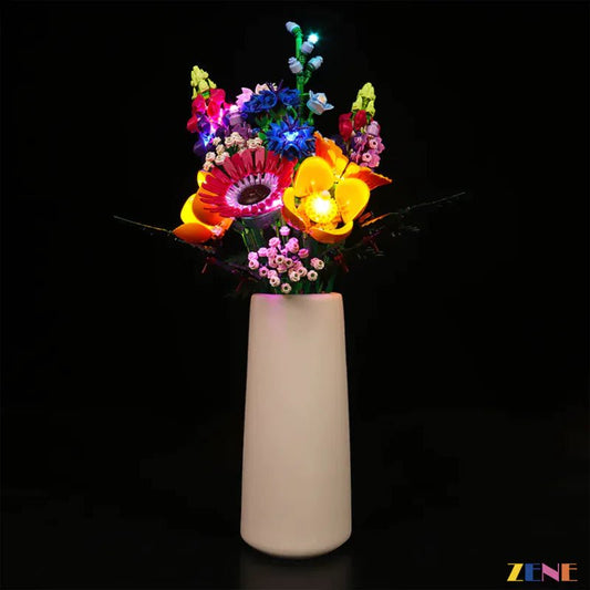 Light Kit for Flower Wildflower Bouquet 10313 - DelsBricks Toys & CollectiblesLed Light Kit for LegoDelsBricks Toys & CollectiblesZENE