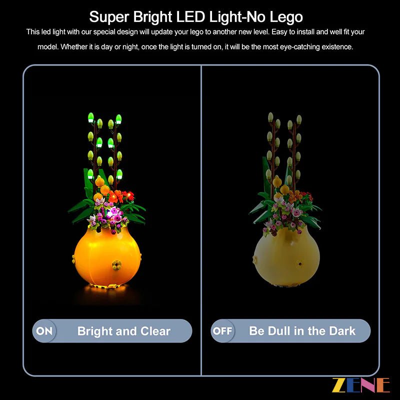 Light Kit for Flowerpot 40588 - DelsBricks Toys & CollectiblesLed Light Kit for LegoDelsBricks Toys & CollectiblesZENE