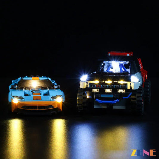 Light Kit for Ford GT Heritage Edition and Bronco R 76905 - DelsBricks Toys & CollectiblesLed Light Kit for LegoDelsBricks Toys & CollectiblesZENE