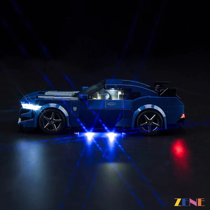 Light Kit for Ford Mustang Dark Horse Sports Car 76920 - DelsBricks Toys & CollectiblesLed Light Kit for LegoDelsBricks Toys & CollectiblesZENE