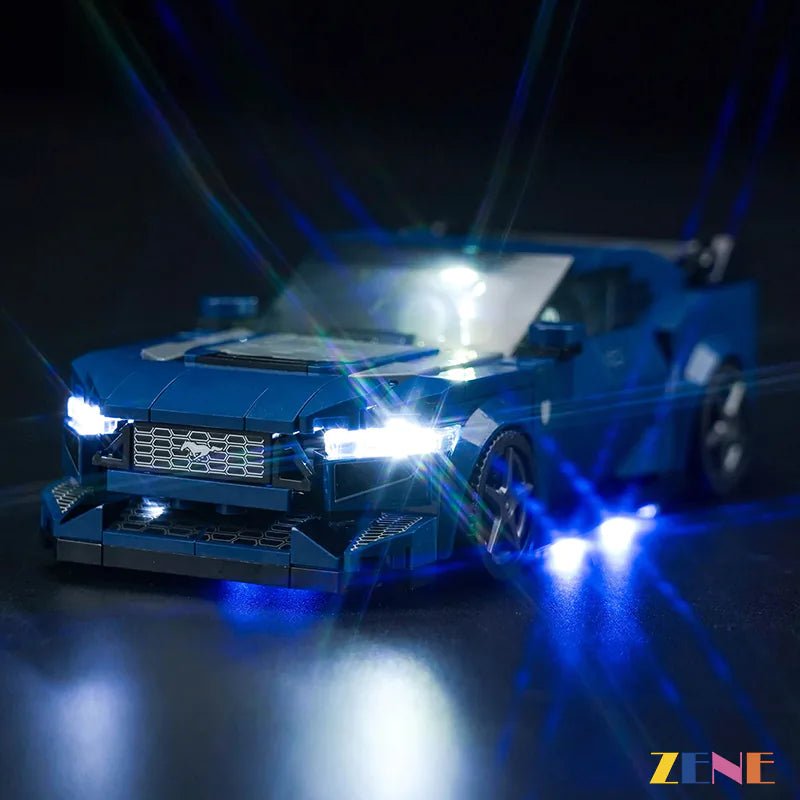 Light Kit for Ford Mustang Dark Horse Sports Car 76920 - DelsBricks Toys & CollectiblesLed Light Kit for LegoDelsBricks Toys & CollectiblesZENE