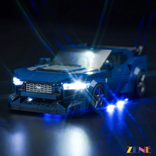Light Kit for Ford Mustang Dark Horse Sports Car 76920 - DelsBricks Toys & CollectiblesLed Light Kit for LegoDelsBricks Toys & CollectiblesZENE