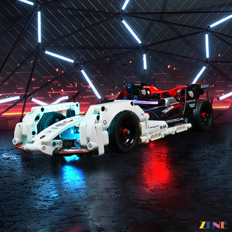 Light Kit for Formula E® Porsche 99X Electric 42137 - DelsBricks Toys & CollectiblesLed Light Kit for LegoDelsBricks Toys & CollectiblesZENE