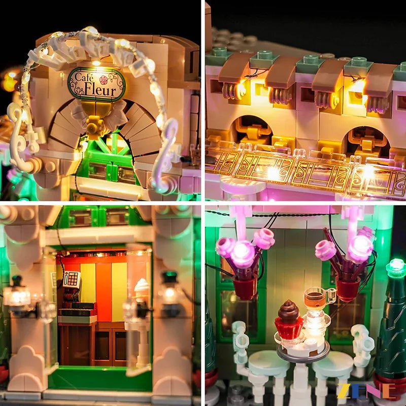 Light Kit for French Café 10362 - DelsBricks Toys & CollectiblesLed Light Kit for LEGO ZENE20DelsBricks Toys & CollectiblesZENE