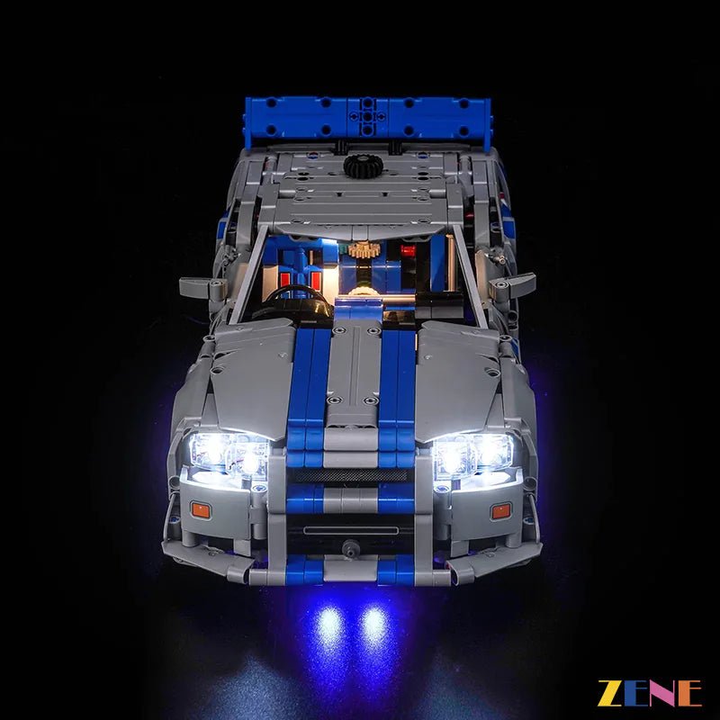 Light Kit for Furious Nissan Skyline GT - R (R34) Car 42210 - DelsBricks Toys & CollectiblesLed Light Kit for LEGO ZENE20DelsBricks Toys & CollectiblesZENE