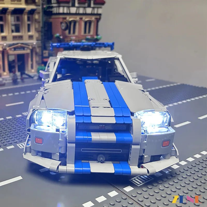 Light Kit for Furious Nissan Skyline GT - R (R34) Car 42210 - DelsBricks Toys & CollectiblesLed Light Kit for LEGO ZENE20DelsBricks Toys & CollectiblesZENE