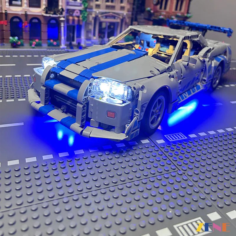 Light Kit for Furious Nissan Skyline GT - R (R34) Car 42210 - DelsBricks Toys & CollectiblesLed Light Kit for LEGO ZENE20DelsBricks Toys & CollectiblesZENE