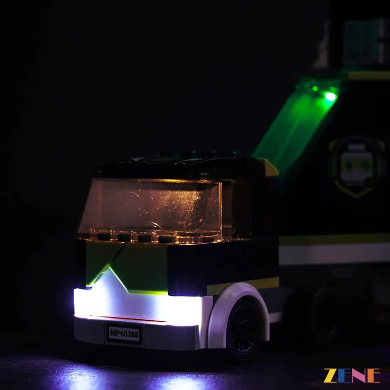 Light Kit for Gaming Tournament Truck 60388 - DelsBricks Toys & CollectiblesLed Light Kit for LegoDelsBricks Toys & CollectiblesZENE