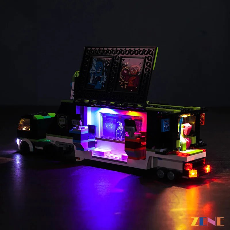 Light Kit for Gaming Tournament Truck 60388 - DelsBricks Toys & CollectiblesLed Light Kit for LegoDelsBricks Toys & CollectiblesZENE