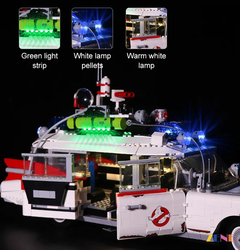 Light Kit for Ghost Busters ECTO - 1 10274 (Ver. 2 Halloween) - DelsBricks Toys & CollectiblesLed Light Kit for LegoDelsBricks Toys & CollectiblesZENE