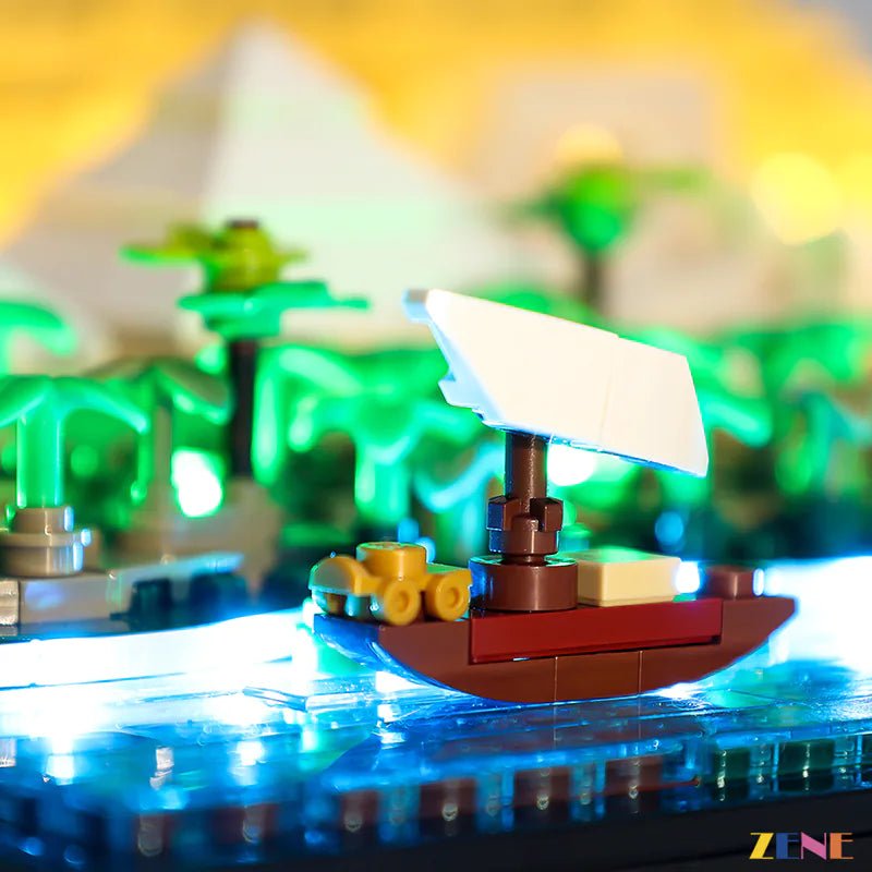 Light Kit for Great Pyramid of Giza 21058 (Ver. 2) - DelsBricks Toys & CollectiblesLed Light Kit for LegoDelsBricks Toys & CollectiblesZENE