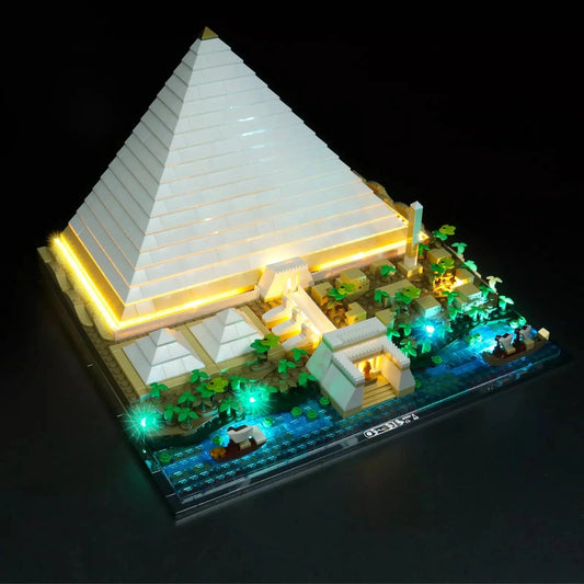 Light Kit for Great Pyramid of Giza 21058 - DelsBricks Toys & CollectiblesLed Light Kit for LegoDelsBricks Toys & CollectiblesZENE