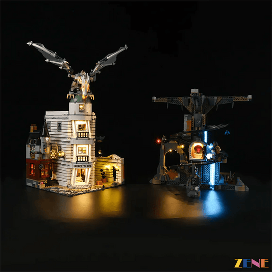 Light Kit for Gringotts™ Wizarding Bank 76417 (Harry Potter) - DelsBricks Toys & CollectiblesLed Light Kit for LegoDelsBricks Toys & CollectiblesZENE