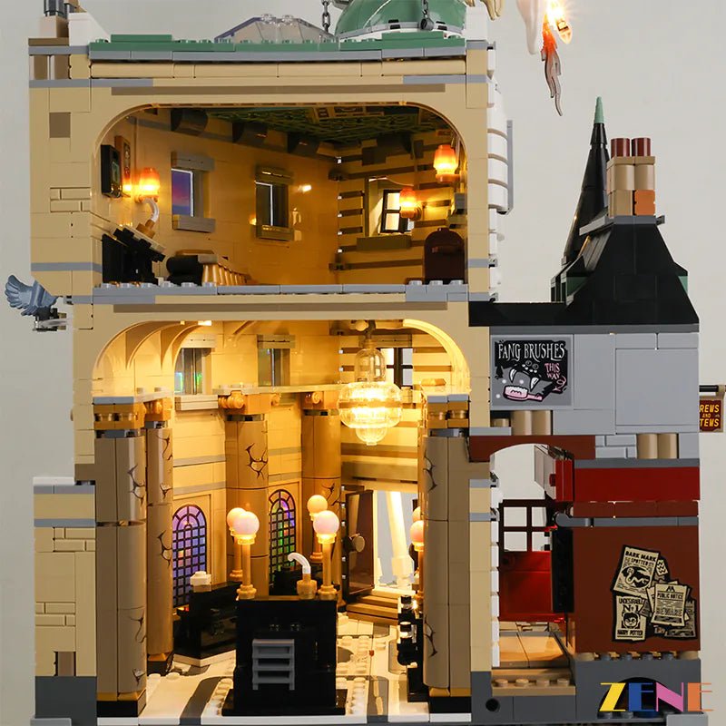 Light Kit for Gringotts™ Wizarding Bank 76417 (Harry Potter) - DelsBricks Toys & CollectiblesLed Light Kit for LegoDelsBricks Toys & CollectiblesZENE