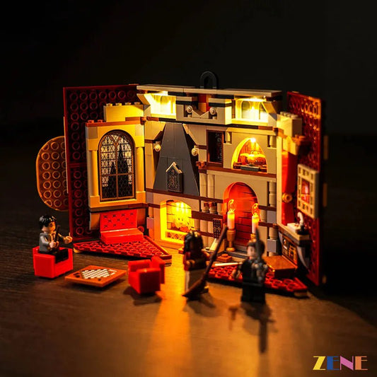 Light Kit for Gryffindor House Banner 76409 - DelsBricks Toys & CollectiblesLed Light Kit for LegoDelsBricks Toys & CollectiblesZENE
