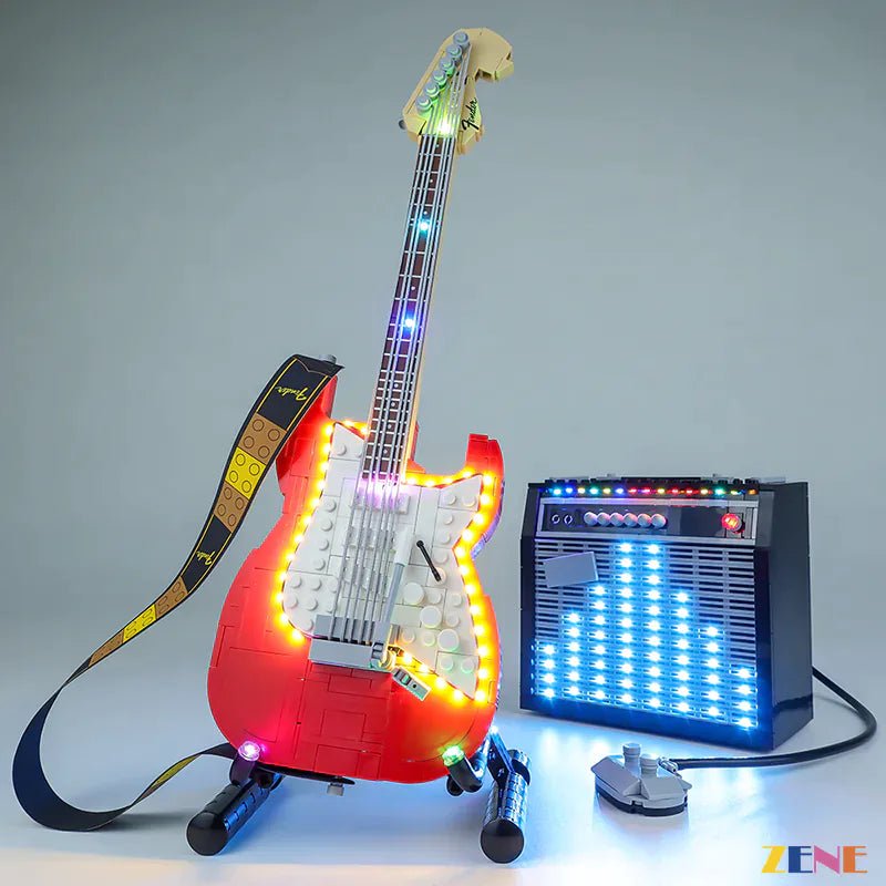 Light Kit for Guitar Fender® Stratocaster™ 21329 - DelsBricks Toys & CollectiblesLed Light Kit for LegoDelsBricks Toys & CollectiblesZENE