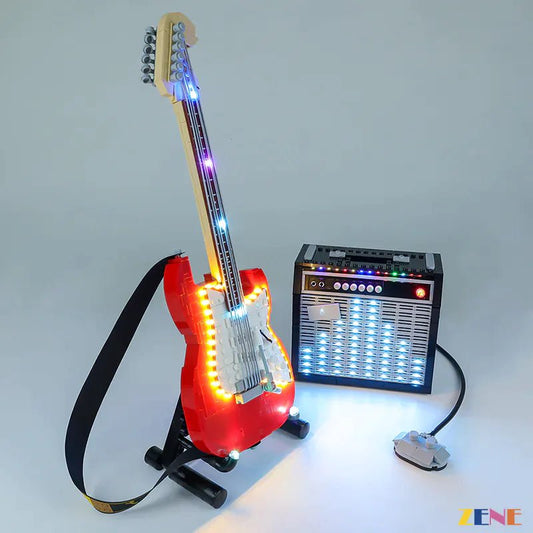 Light Kit for Guitar Fender® Stratocaster™ 21329 - DelsBricks Toys & CollectiblesLed Light Kit for LegoDelsBricks Toys & CollectiblesZENE