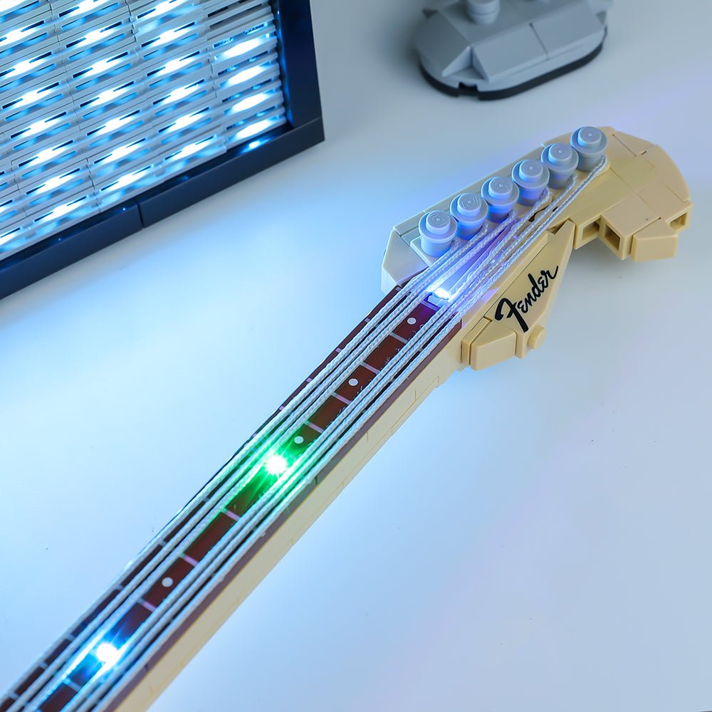 Light Kit for Guitar Fender® Stratocaster™ 21329 - DelsBricks Toys & CollectiblesLed Light Kit for LegoDelsBricks Toys & CollectiblesZENE