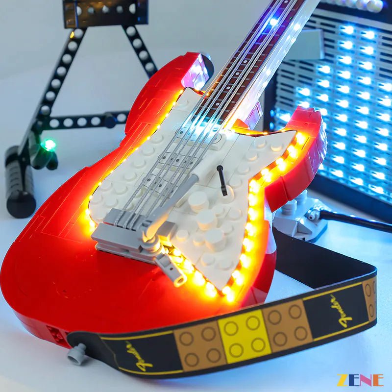 Light Kit for Guitar Fender® Stratocaster™ 21329 - DelsBricks Toys & CollectiblesLed Light Kit for LegoDelsBricks Toys & CollectiblesZENE
