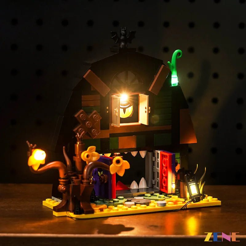 Light Kit for Halloween Barn 40721 Halloween - DelsBricks Toys & CollectiblesLed Light Kit for LegoDelsBricks Toys & CollectiblesZENE