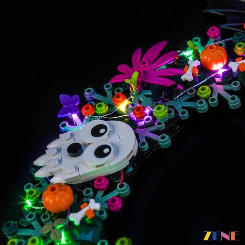Light Kit for Halloween Wreath 40825 - DelsBricks Toys & CollectiblesLed Light Kit for LEGO ZENE20DelsBricks Toys & CollectiblesZENE