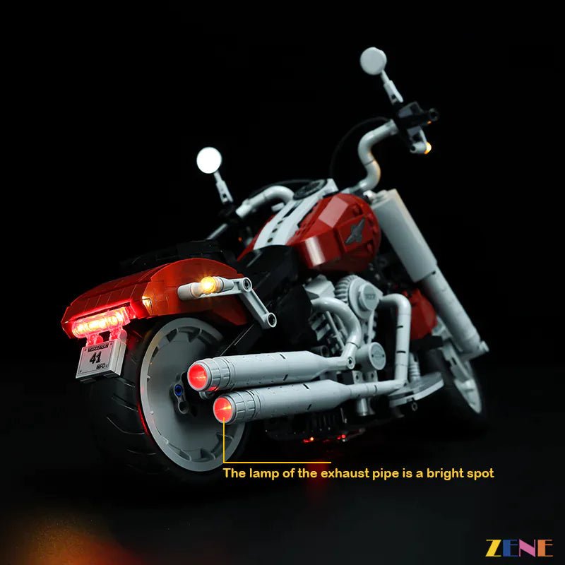Light Kit for Harley - Davidson® Fat Boy® 10269 - DelsBricks Toys & CollectiblesLed Light Kit for LegoDelsBricks Toys & CollectiblesZENE