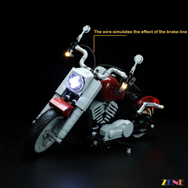 Light Kit for Harley - Davidson® Fat Boy® 10269 - DelsBricks Toys & CollectiblesLed Light Kit for LegoDelsBricks Toys & CollectiblesZENE