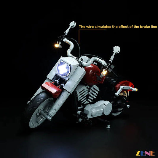 Light Kit for Harley - Davidson® Fat Boy® 10269 - DelsBricks Toys & CollectiblesLed Light Kit for LegoDelsBricks Toys & CollectiblesZENE
