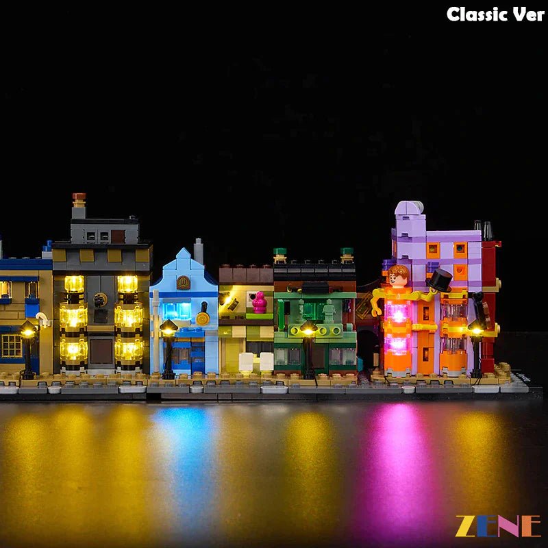 Light Kit for Harry Potter Diagon Alley Wizarding Shops 76444 - DelsBricks Toys & CollectiblesLed Light Kit for LegoDelsBricks Toys & CollectiblesZENE