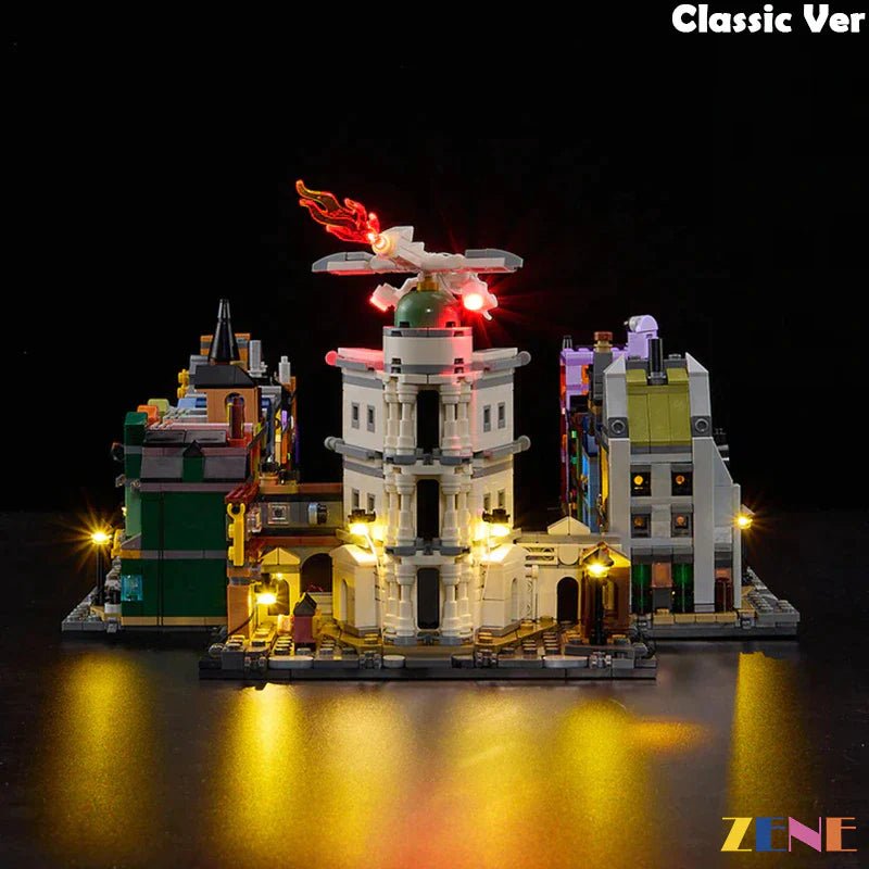 Light Kit for Harry Potter Diagon Alley Wizarding Shops 76444 - DelsBricks Toys & CollectiblesLed Light Kit for LegoDelsBricks Toys & CollectiblesZENE