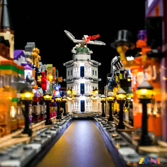 Light Kit for Harry Potter Diagon Alley Wizarding Shops 76444 - DelsBricks Toys & CollectiblesLed Light Kit for LegoDelsBricks Toys & CollectiblesZENE