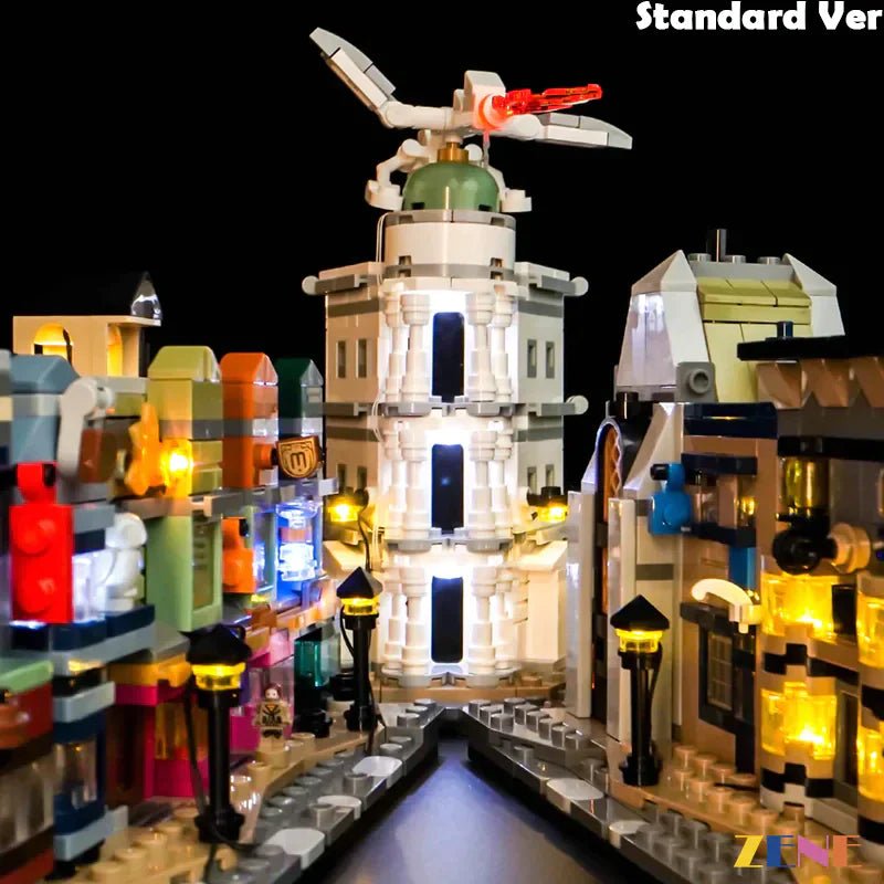 Light Kit for Harry Potter Diagon Alley Wizarding Shops 76444 - DelsBricks Toys & CollectiblesLed Light Kit for LegoDelsBricks Toys & CollectiblesZENE