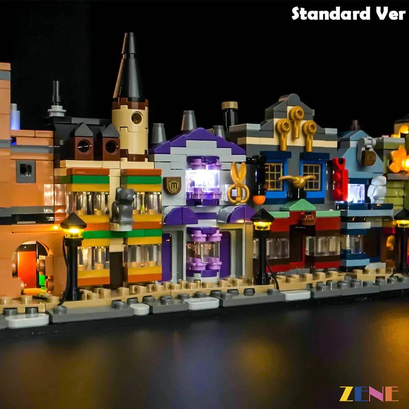Light Kit for Harry Potter Diagon Alley Wizarding Shops 76444 - DelsBricks Toys & CollectiblesLed Light Kit for LegoDelsBricks Toys & CollectiblesZENE