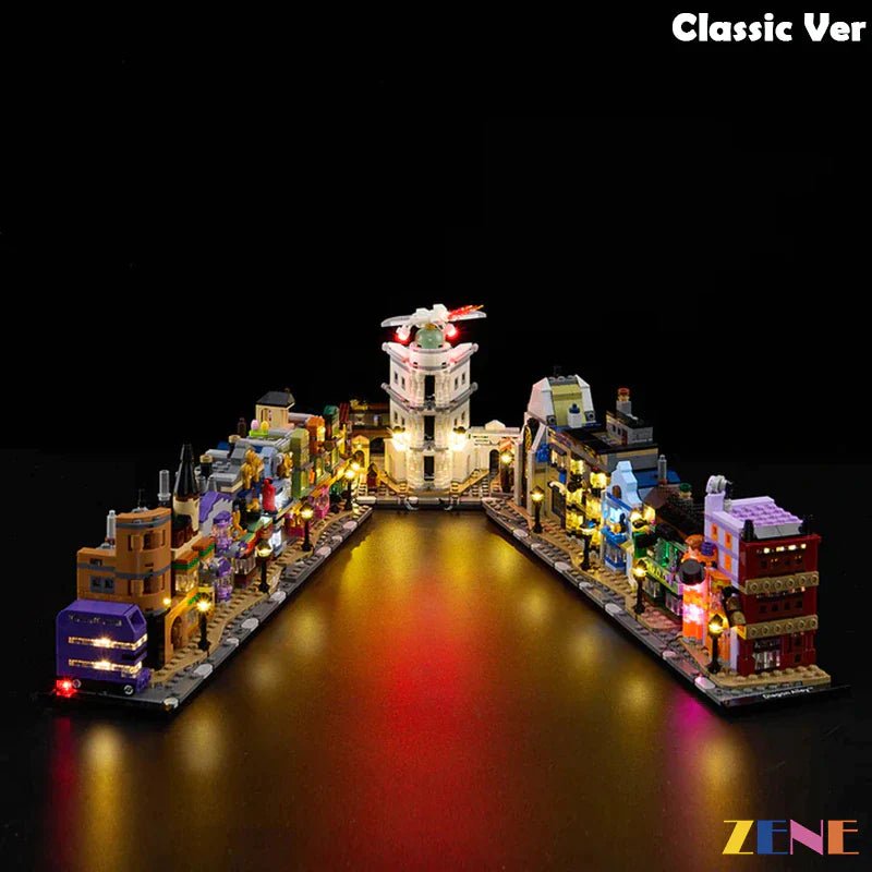 Light Kit for Harry Potter Diagon Alley Wizarding Shops 76444 - DelsBricks Toys & CollectiblesLed Light Kit for LegoDelsBricks Toys & CollectiblesZENE