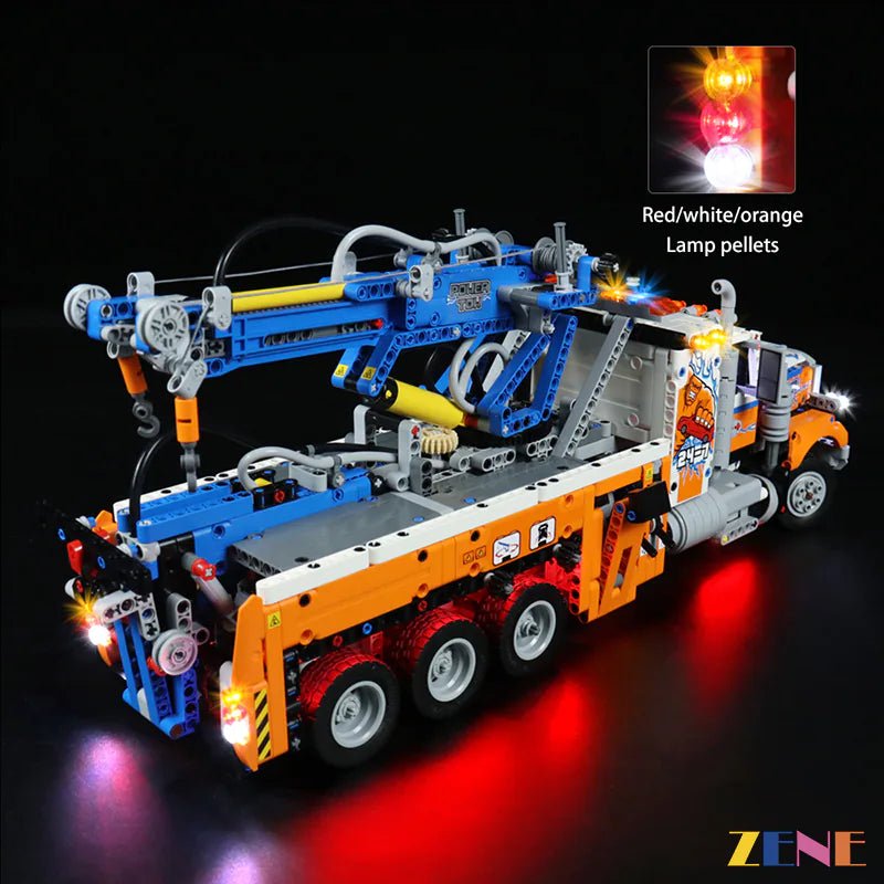 Light Kit for Heavy - duty Tow Truck 42128 - DelsBricks Toys & CollectiblesLed Light Kit for LegoDelsBricks Toys & CollectiblesZENE