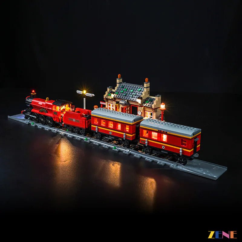 Light Kit for Hogwarts Express Train Set with Hogsmeade Station 76423 - DelsBricks Toys & CollectiblesLed Light Kit for LegoDelsBricks Toys & CollectiblesZENE